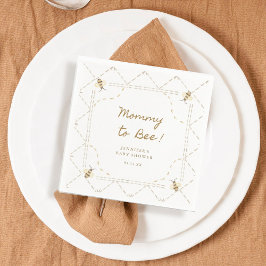 Mommy To Beat Honey Baby Shower スタンダードカクテルナプキン
