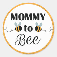 Mommy to Beeスタンプ – Baby Shower Bee Themed