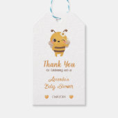 Mommy To Beeテーマ赤ちゃんシャワーありがとうギフトラベル ギフトタグ (正面)