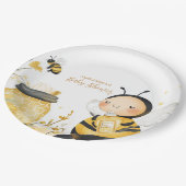 Mommy to Beeフローラ赤ちゃんシャワー ペーパープレート (アングル)