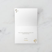 Mommy to Beeベビーシャワーサンキューカード サンキューカード (内部)