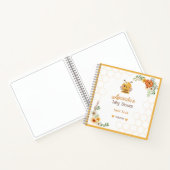 Mommy To Beeベビーシャワーパーティーゲストブック ノートブック (内部)