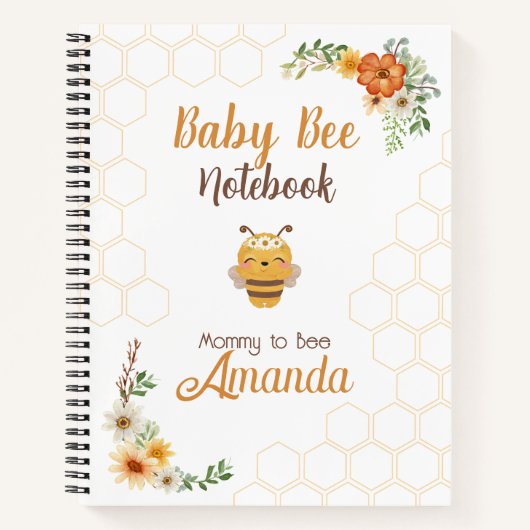 Mommy to beeベビーto bee Lined Notebook ノートブック (正面)