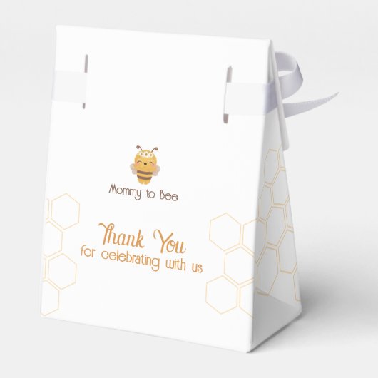 Mommy To Bee赤ちゃんシャワーお願いボックス フェイバーボックス (裏面サイド)