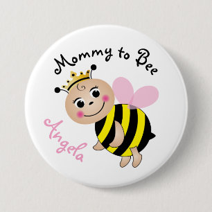 Mommy to Bee赤ちゃんシャワーボタンピン 缶バッジ