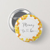 Mommy to Bee赤ちゃんシャワーボタン 缶バッジ (正面&裏面)