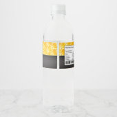 Mommy to Bee赤ちゃんシャワー水ボトルラベル ペットボトルラベル (裏面)