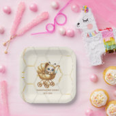 Mommy to Bee赤ちゃんシャワー紙プレート ペーパープレート (パーティー)