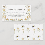 Mommy to Bee赤ちゃんシャワー表示シャワーカード エンクロージャーカード (正面/裏面)