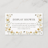 Mommy to Bee赤ちゃんシャワー表示シャワーカード エンクロージャーカード (正面)