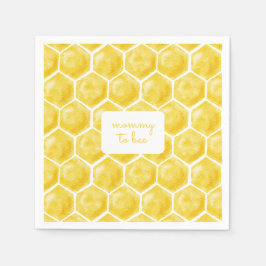 Mommy to Bee ベビーシャワーのお礼 スタンダードカクテルナプキン