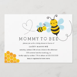 Mommy To Bee ベビーシャワー招待状 招待状