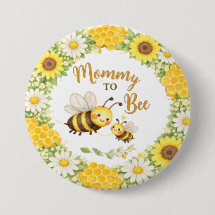 Mommy to Bee ベビーシャワー 缶バッジ