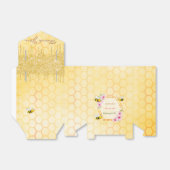 Mommy to Bee Babyシャワーグリッターが感謝してい滴る フェイバーボックス (折り畳みなし)