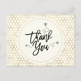 Mommy To Bee Baby Showerありがとう ポストカード