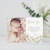 Mommy to Bee Baby Shower サンキューカード (スタンド正面)