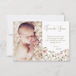 Mommy to Bee Baby Shower サンキューカード