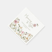 Mommy to Bee Baby Shower スタンダードカクテルナプキン (角)