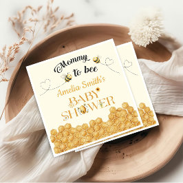 Mommy To Bee Baby Shower スタンダードカクテルナプキン