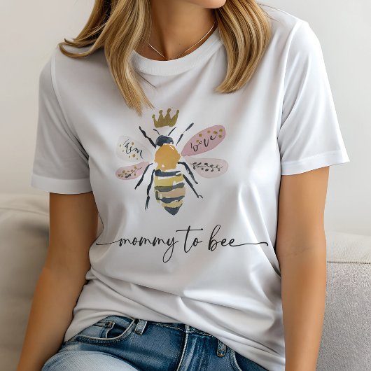 Mommy-to-Bee Baby Shower トライブレンドTシャツ