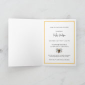 Mommy to Bee Baby Shower 招待状 (内部)