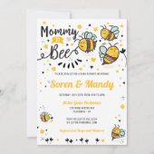 Mommy to Bee Baby Shower 招待状 (正面)