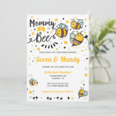 Mommy to Bee Baby Shower 招待状 (スタンド正面)