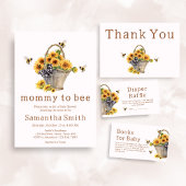 Mommy to Bee Baby Shower 招待状