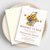 Mommy to Bee Baby Shower 招待状