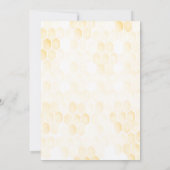 Mommy to Bee Baby Shower 招待状 (裏面)