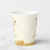 Mommy To Bee Baby Shower 紙コップ (左)