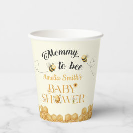 Mommy To Bee Baby Shower 紙コップ