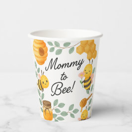 Mommy to Bee Baby Shower 8 oz Paper Cup 紙コップ