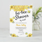 Mommy-to-Bee Baby Shower by mail 招待状 (スタンド正面)