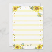 Mommy-to-Bee Baby Shower by mail 招待状 (裏面)