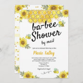 Mommy-to-Bee Baby Shower by mail 招待状 (正面/裏面)