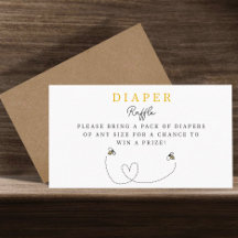 Mommy-To-Bee Baby Shower Enclosureカード