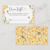 Mommy to Bee Baby Shower Enclosureカード エンクロージャーカード (正面/裏面)