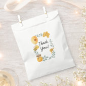 Mommy to Bee Baby Shower Favor Bag フェイバーバッグ (クリップ留めされた状態)