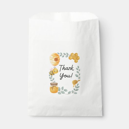Mommy to Bee Baby Shower Favor Bag フェイバーバッグ (正面)