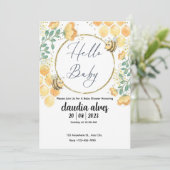 Mommy to Bee Baby Shower Invitation  招待状 (スタンド正面)