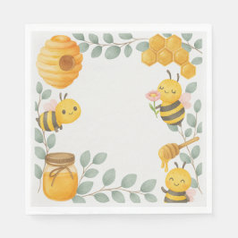 Mommy to Bee Baby Shower Luncheon Napkin スタンダードランチョンナプキン