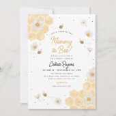 Mommy to Bee! Bee Baby Shower 招待状 (正面)