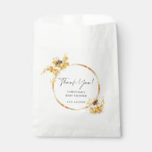 Mommy to Bee Honey Wildflower赤ちゃんシャワー フェイバーバッグ (正面)