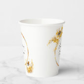 Mommy to Bee Honey Wildflower赤ちゃんシャワー 紙コップ (左)