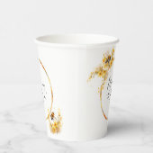 Mommy to Bee Honey Wildflower赤ちゃんシャワー 紙コップ (右)