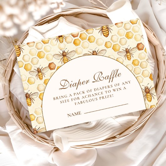 Mommy to Bee Honeycomb Diapper Raffle エンクロージャーカード