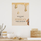 Mommy To Bee Teddy Bearベビーシャワーポスター ポスター (キッチン)