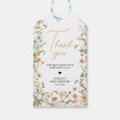 Mommy to Bee Wilflowerベビーシャワーメッセージカード ギフトタグ (正面)