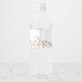 Mommy to Bee Wilflower赤ちゃんシャワー ペットボトルラベル (裏面)